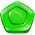 Sweet Bonanza 2500 green pentagon candy