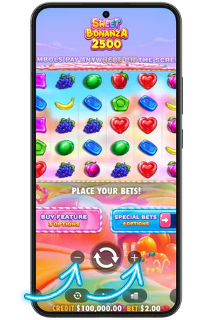 Sweet Bonanza 2500 setting stake amount